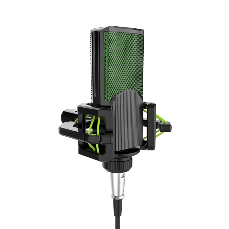 Microphone Shock Mount With Microphone Filter Windscreen Reduce Noise Anti Vibration Screen Stable Easy Install