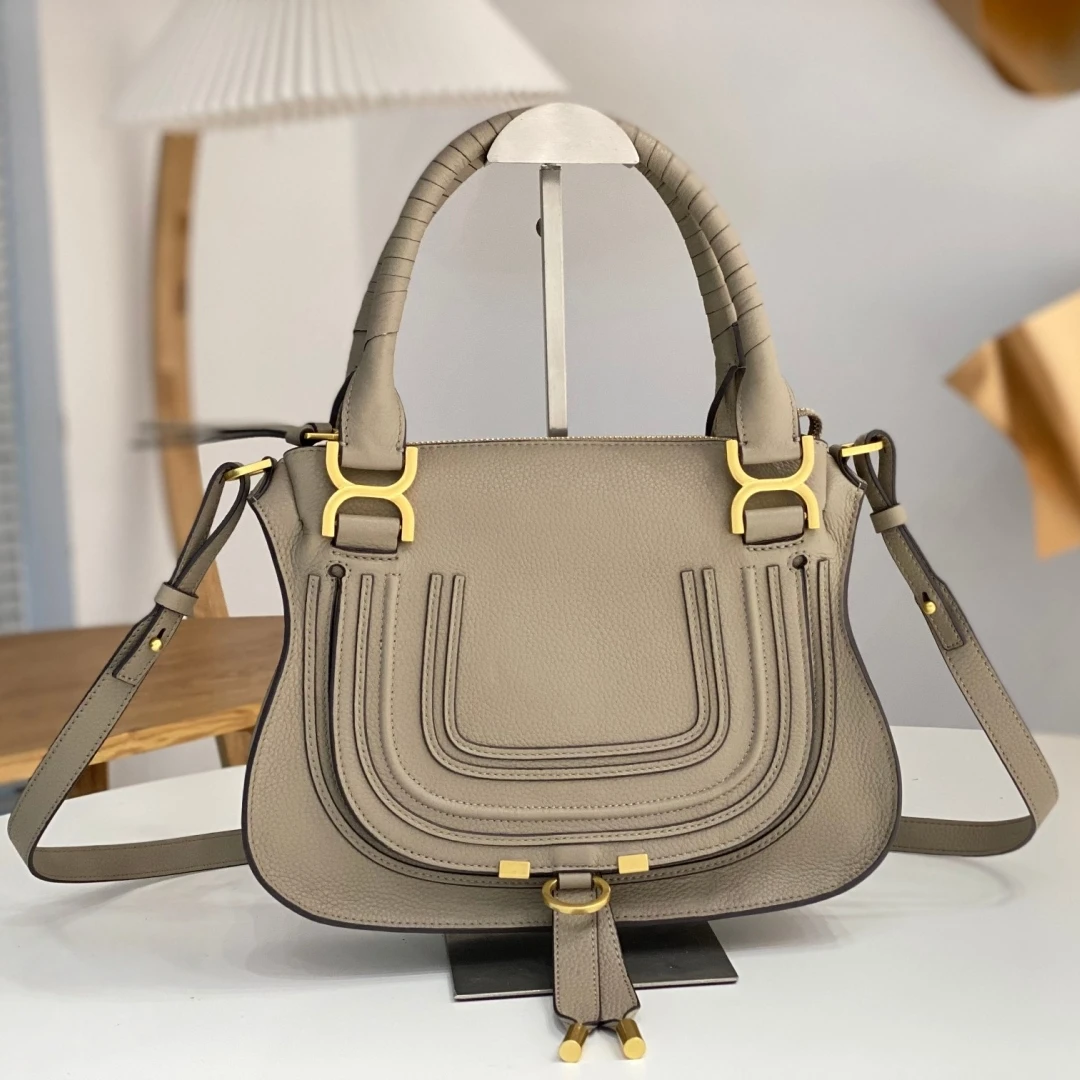 Hochwertige Echte Leder-Satteltasche Vintage Rindsleder Umhängetasche Große Kapazität Retro Handtasche Umhängetasche für Damen