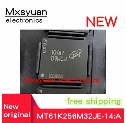 11PCS/LOT MT61K256M32JE-14:A D9WCW MT61K256M32JE FBGA-180 Mxsyuan 100% New original