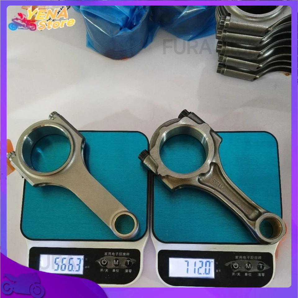 

Комплект кованых шатунов H-образного профиля для двигателей 1JZ GTE GE, высокопроизводительные компоненты двигателя, до 1200 л.с.