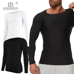 Miss Moly Men Tight Underwear Camiseta Termica Sport Tight Shirt Men's Long Sleeve Underwear Quick-Dry Ropa Interior Hombre