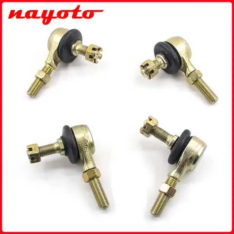 4Pcs 10Mm M10 Tie Rod End ชุด Ball Joint สำหรับ50cc 70cc 90cc 110cc 125cc 150cc 200cc 250cc 300cc ATV Quad จักรยานสกปรก4ล้อ