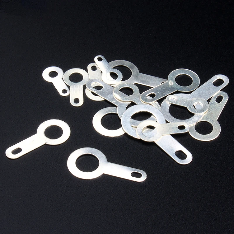 Copper Washer Single Head Welding Terminal M2.2 M2.7~M5.2 M6.2 M8.2 Welding Lug Electrical Wiring Connector Copper Soldering Ear