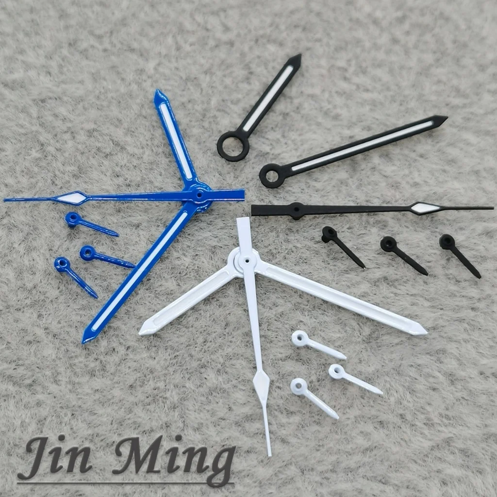 عالية الجودة 6 دبابيس VK63 ساعة الأيدي الفضة الأسود الذهب ارتفع الأيدي الأخضر مضيئة الساعات مؤشرات صالح VK63 VK63A حركة الكوارتز