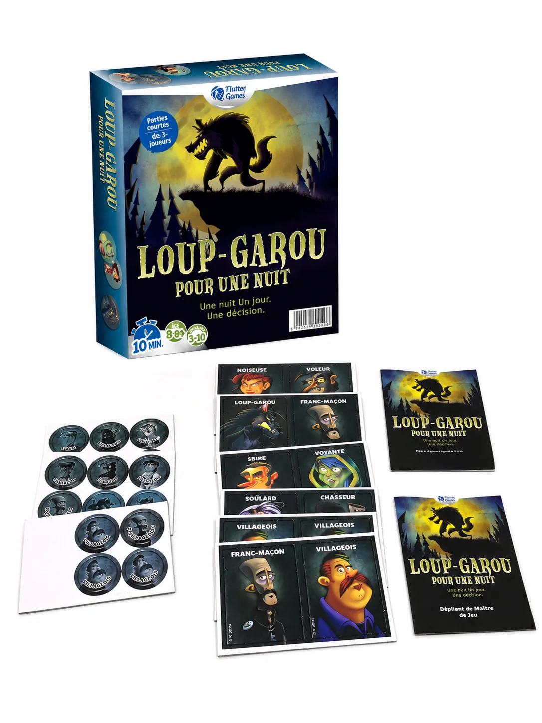 Play Friends Party Games - Jogo de Cartas Werewolf em Francês,