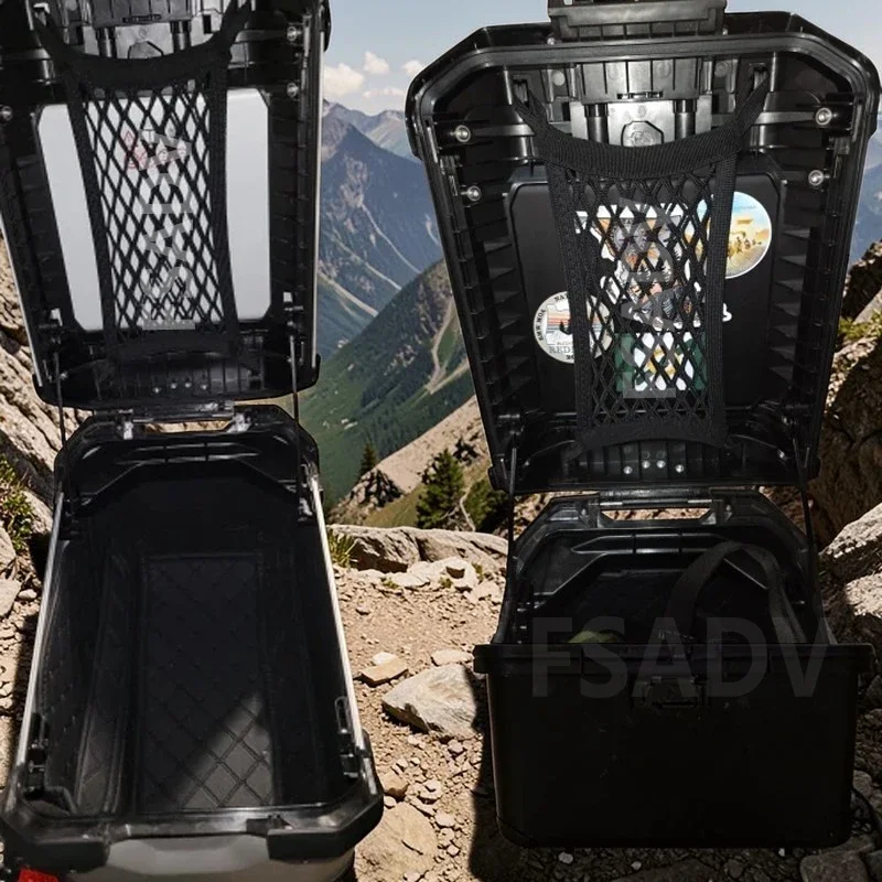 For BMW R1300GS ADV 2025 2026 R1300GS Adventure Motorcycle Storage Cargo Net R1300GSA Cases Panniers Stretch Fabric Suitcase Bag
