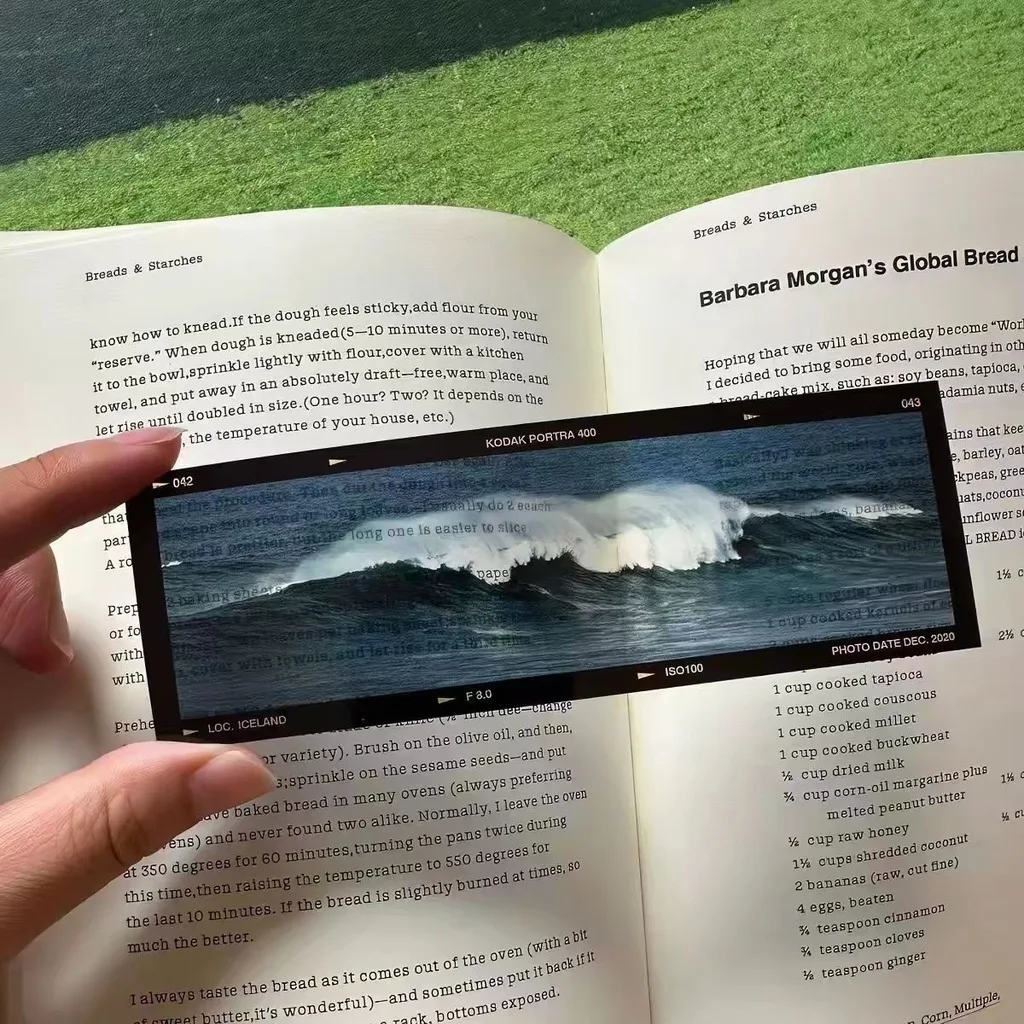 Sea'S Memoirs Ocean Theme Film Style Acrylic Bookmark Creative Acrylic Bookmark For Reading Lovers Ideal Gift School Suppliers