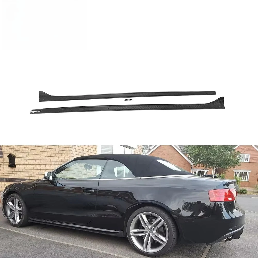 

A5 S5 Coupe Carbon Fiber Side Skirts Extension for 08-16
