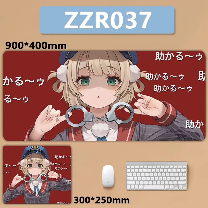 لوحة الماوس ل Shukusei لولي كامي Erecen جورا هوشو البحرية ، Shigure Ui Kizuna AI Usada Pekora ميناتو أكوا Gawr ، XXL