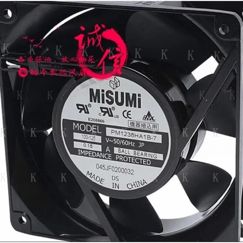 

C for MISUMI PM1238HA1B-7 12038 100~125V 0.15A 12CM Cooling Fan