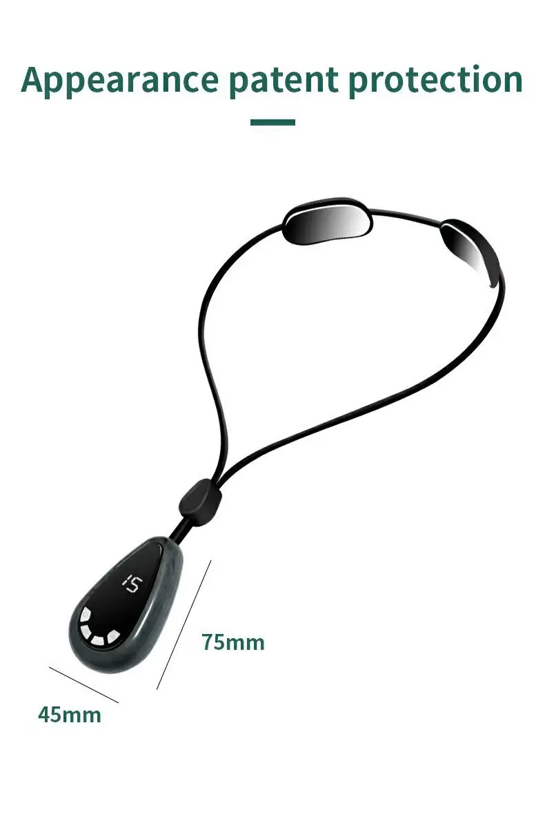 Neck-Hanging Pendant Cervical Massager Neck Massage with Kneading Heat Compress Multifunctional Pulse Physiotherapy Instrument