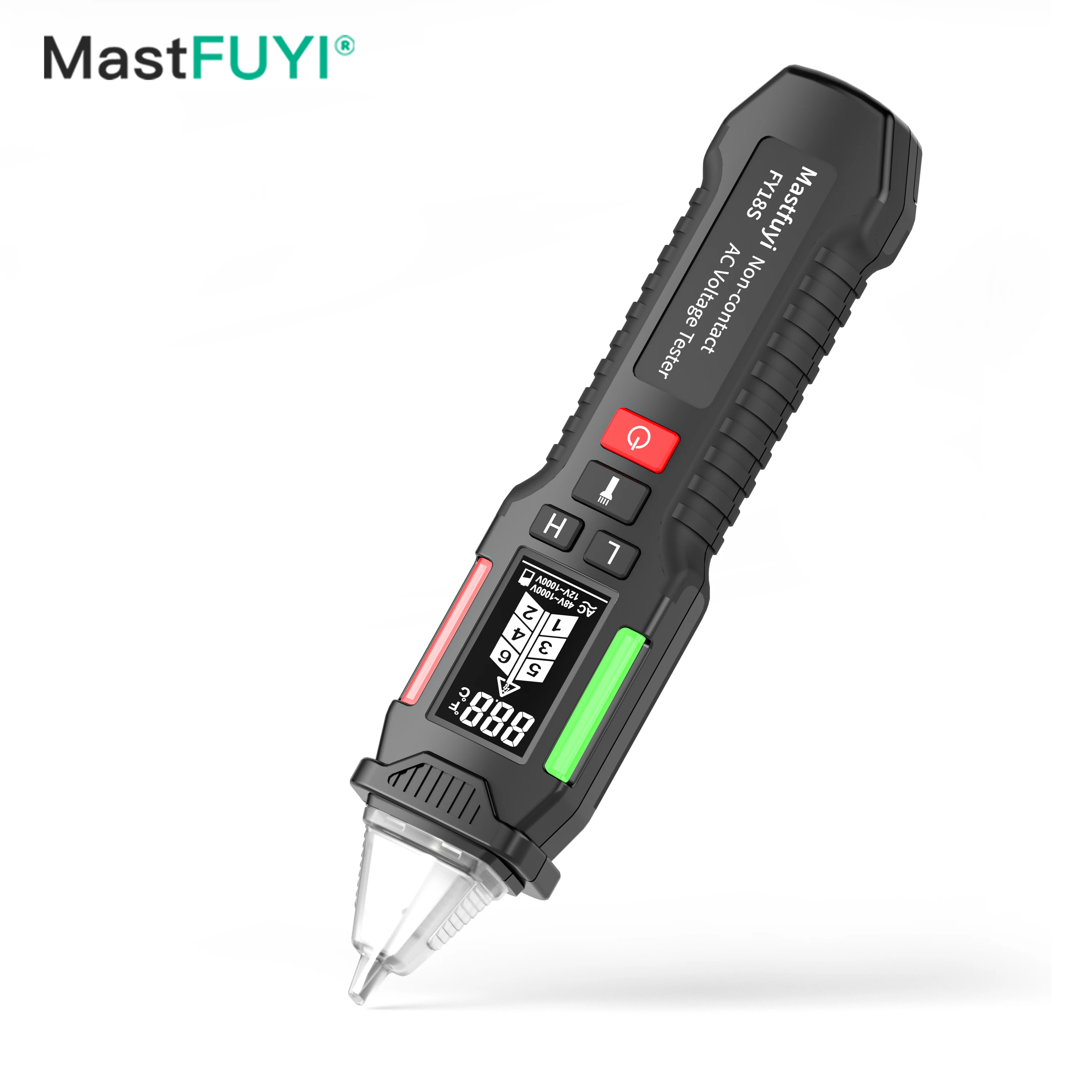 MASTFUYI Digital Smart AC Voltage Detectors Non-Contact Voltage Detection Pen Meter 12-1000V Induced voltage Tester Voltmeter