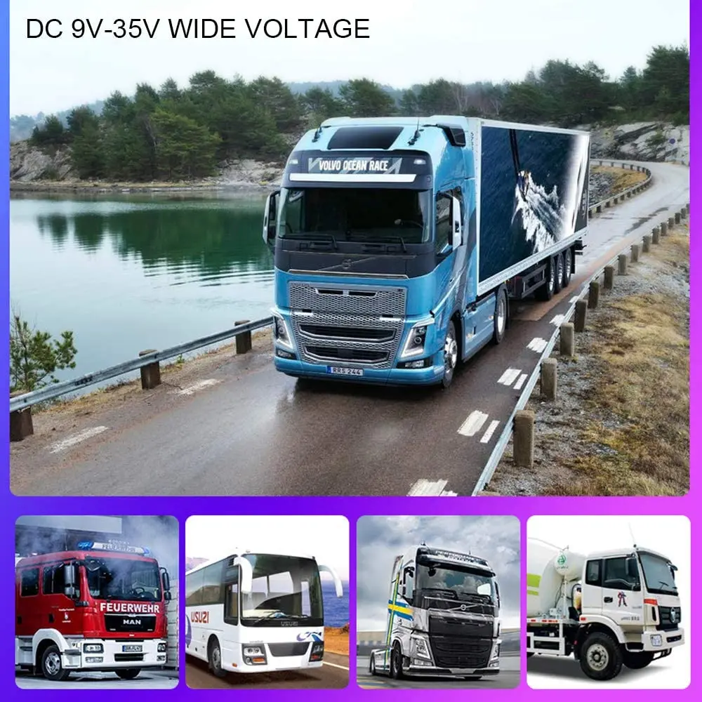 Heavy Vehicle/Vans/Truck Rear View Camera 7" Car Backup Monitor Truck AHD Rearview System Car Monitor