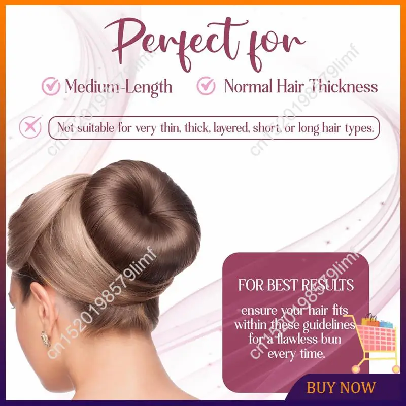 MSOR-Magic Bun Makers Professional Hair Bun Maker Donut Hair Ballet Bun Maker Easy Bun Hair Tool Perfect Hair Bun Maker
