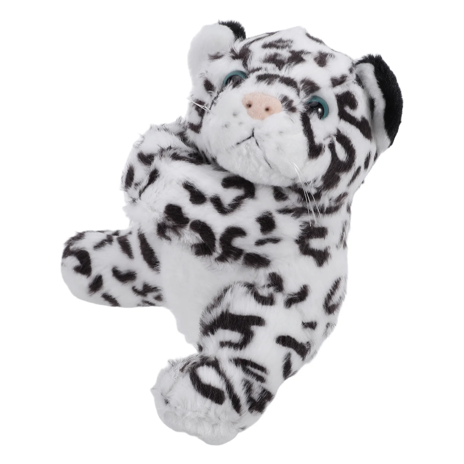 سوار صفعة على شكل نمر الثلج، سوار معصم لطيف على شكل حيوان للأطفال، أساور محشوة ناعمة - جائزة الفصول الدراسية لحفلات أعياد الميلاد #1