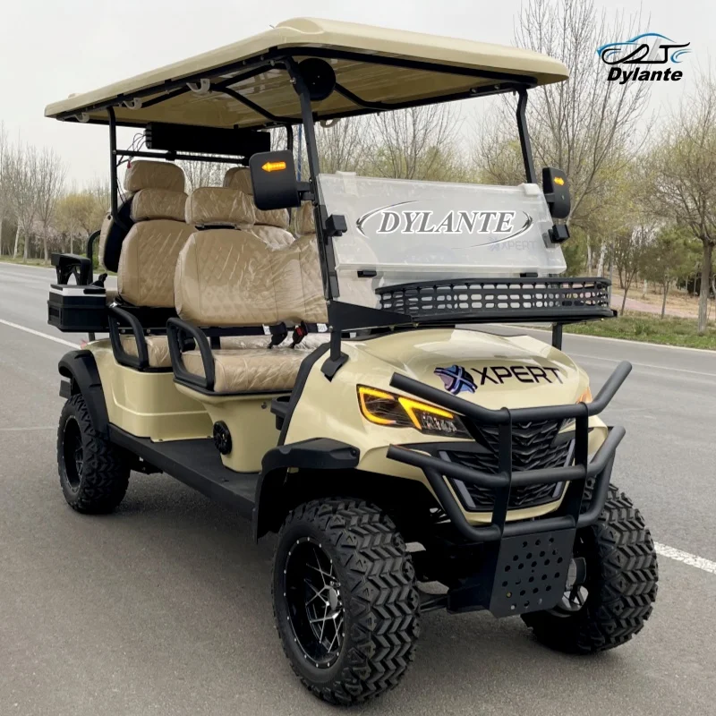 

China OEM Manufacturer Wholesale Luxury 48V/72V Lead Acid/Lithium Battery Electric Golf Cart Customized Solar Panel Power Supply