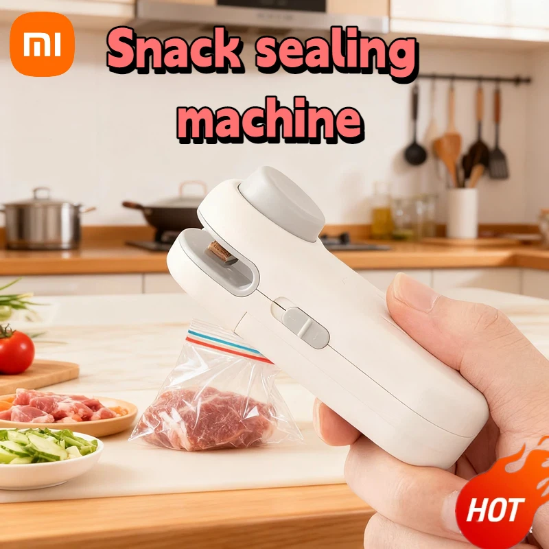 Xiaomi Mini Snack Sealing Machine Ensure Food Airtightness Extend Shelf Life Packaging Plastic Bags Vacuum Sealing Machine 2025