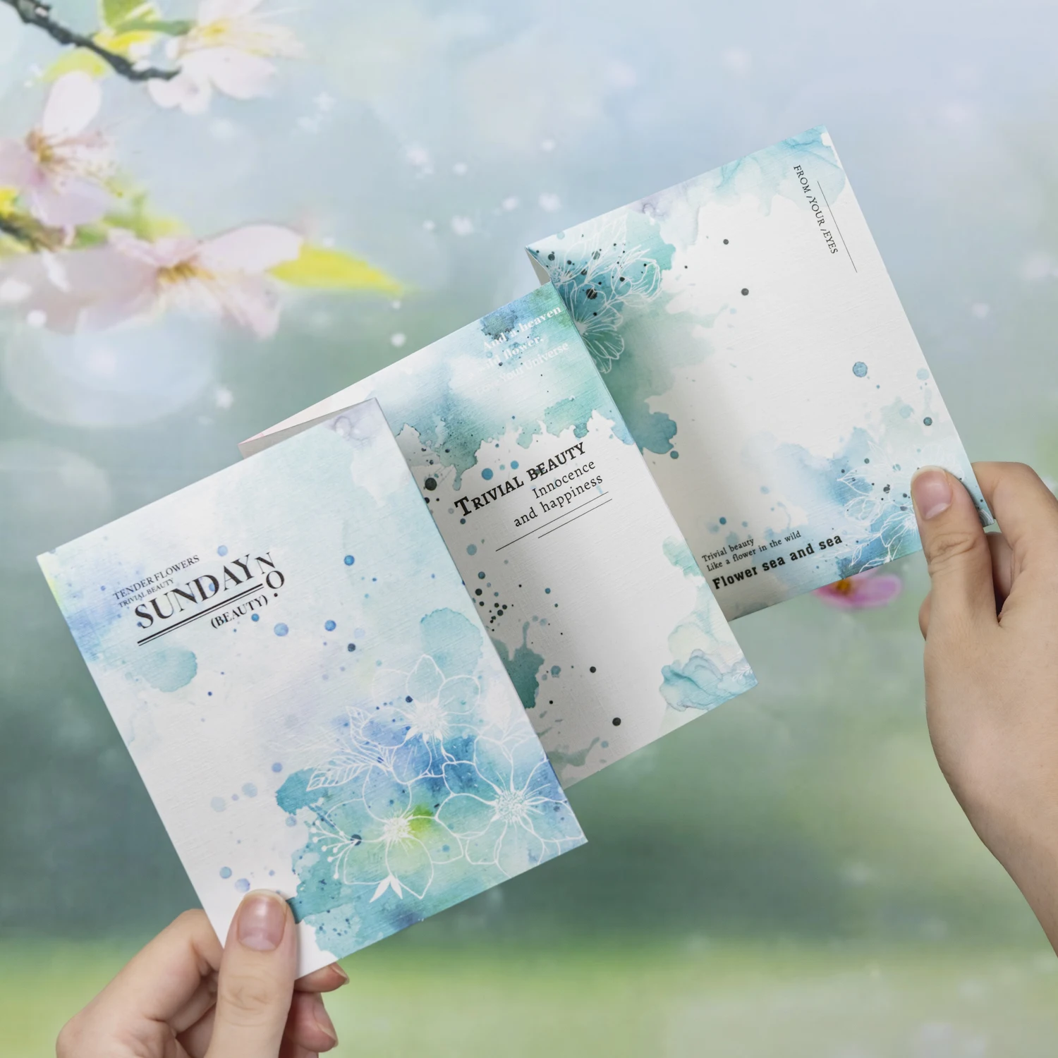 Carta materiale acquerello Kawaii 2 pezzi Nota Foglie sfuse Carta decorativa Messaggio Memo note per cose da fare Forniture di cancelleria per ufficio