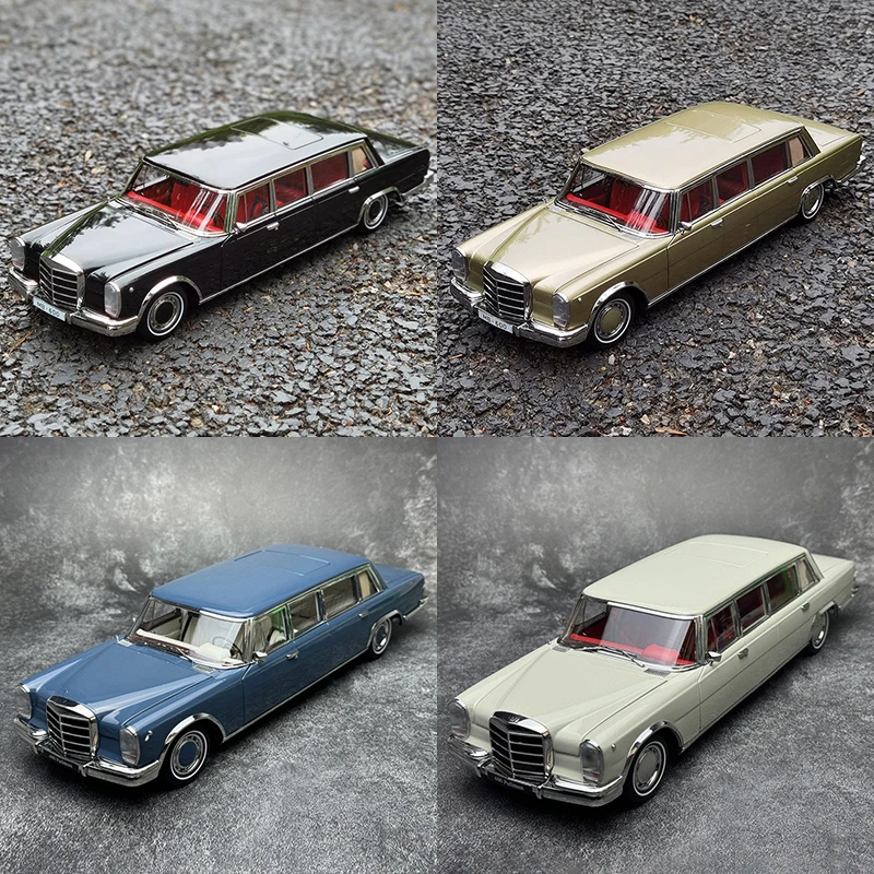 KengFai 1:18 para Pullman W100 600, modelo de carro em liga metálica, modelo de carro colecionável