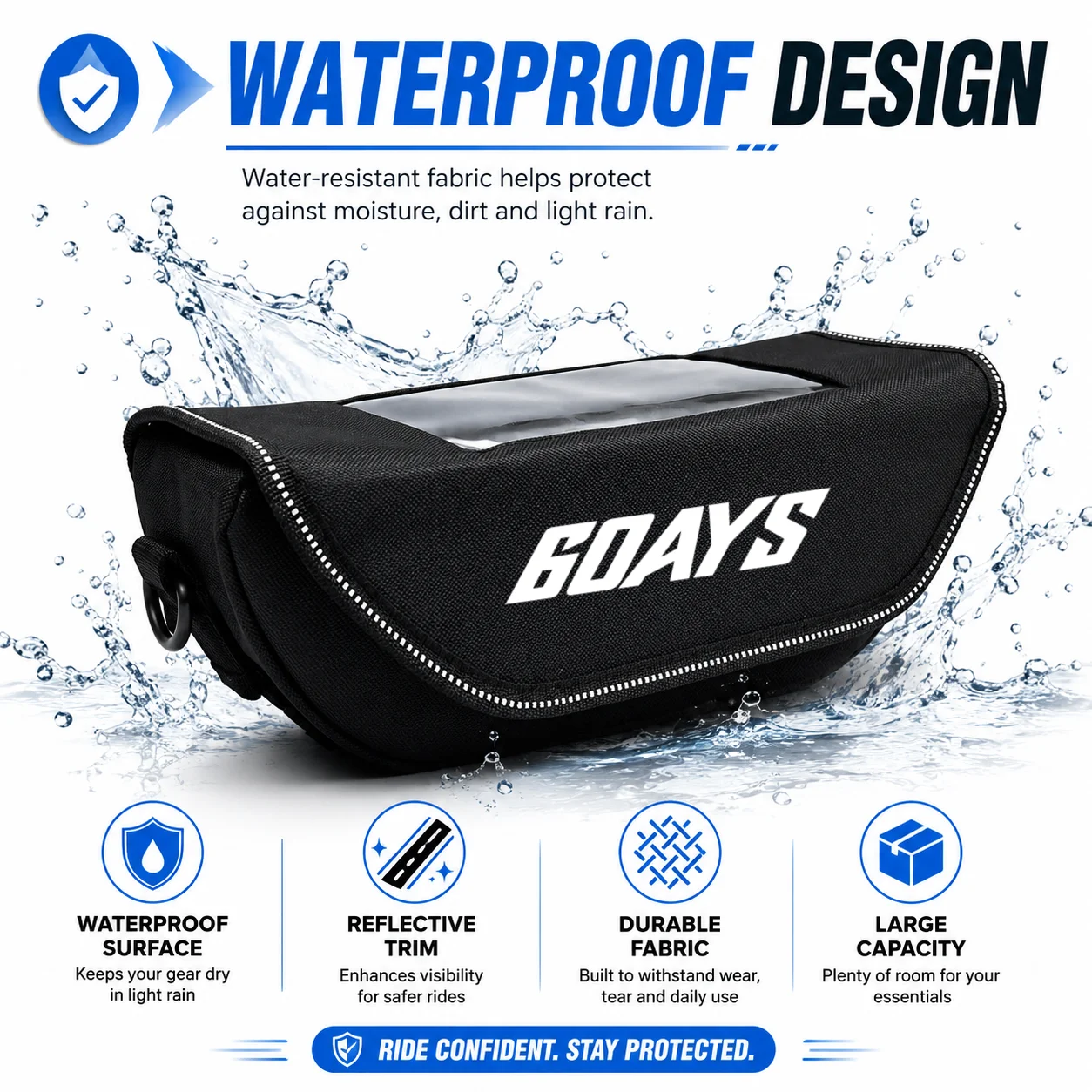 For EXC EXC-F XC-W TPI Six Days 2020 2021 2022- Motorcycle Accessories Waterproof Bag Storage Handlebar bag Travel Tool bag 4