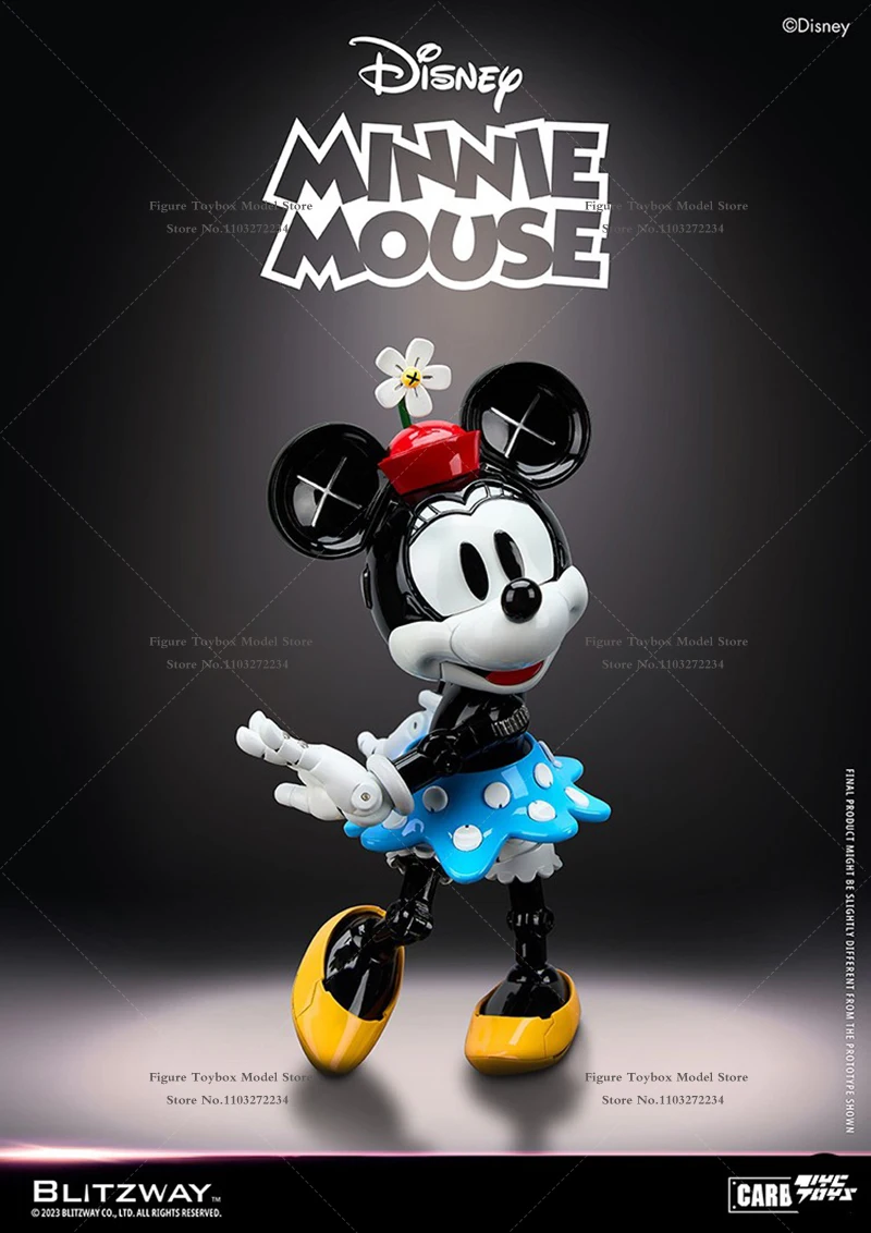 BLITZWAY BW-CA-10505 18,2 cm Minnie Mouse figura de acción móvil de dibujos animados niños modelo de cumpleaños el mejor regalo colección Juguetes