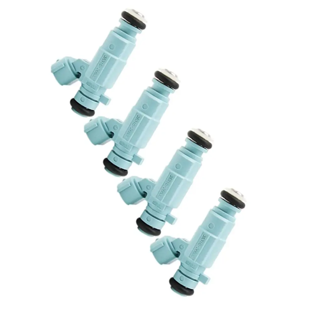 

Set of 4 Automotive Fuel Injector Nozzle 35310266 for Kia Replaces Easy to Install Durable Repair