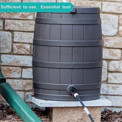 Kit de desviador de lluvia de PVC, accesorios de grifo de jardín con válvula de bola para 10 litros, 20 litros, 50 litros, 100 Lite