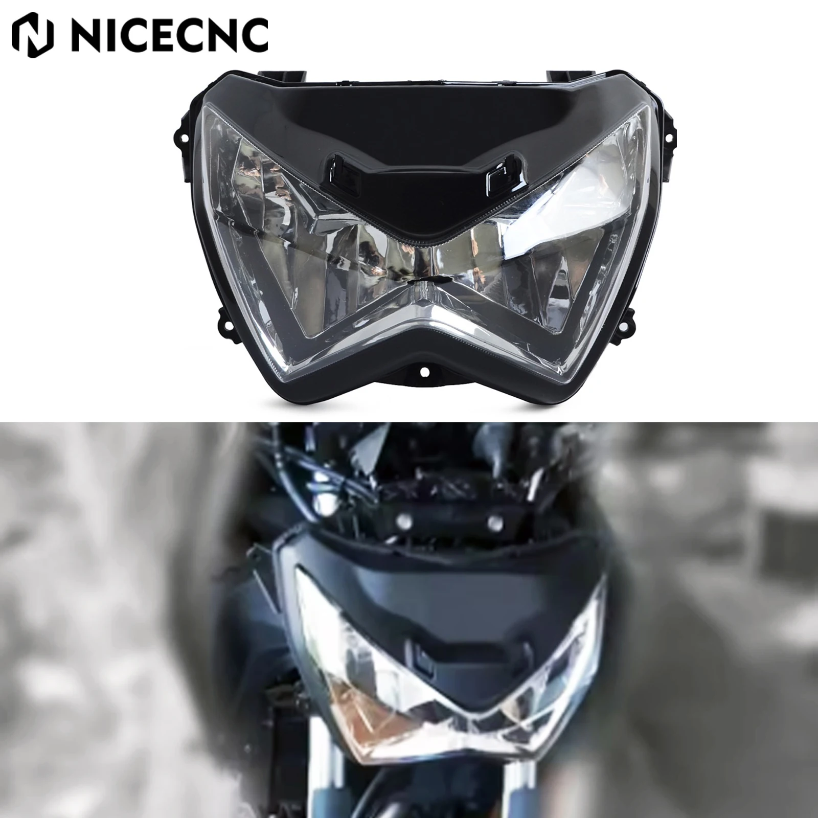 

Motorcycle Headlight Headlamp Head Light Lamp Assembly For Kawasaki Z800 Z250 2013 -2016 Z300 2015 2016 Faro De La Motocicleta