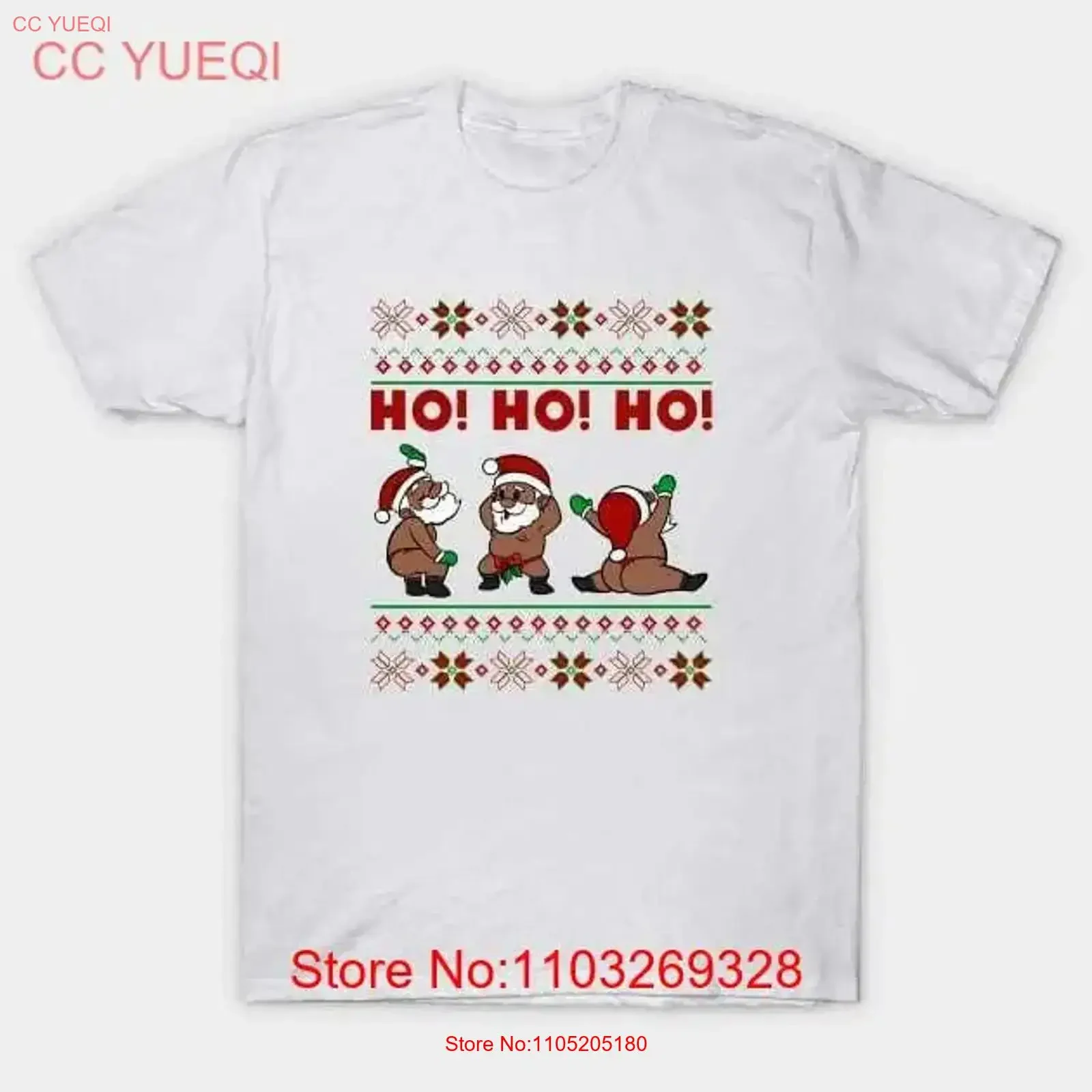 HO VARIANT BLK SANTA Made in Australia T Shirt S 5XL vintage Washed Stretched Stylish Slightly Top For Everyday Wear Unisex