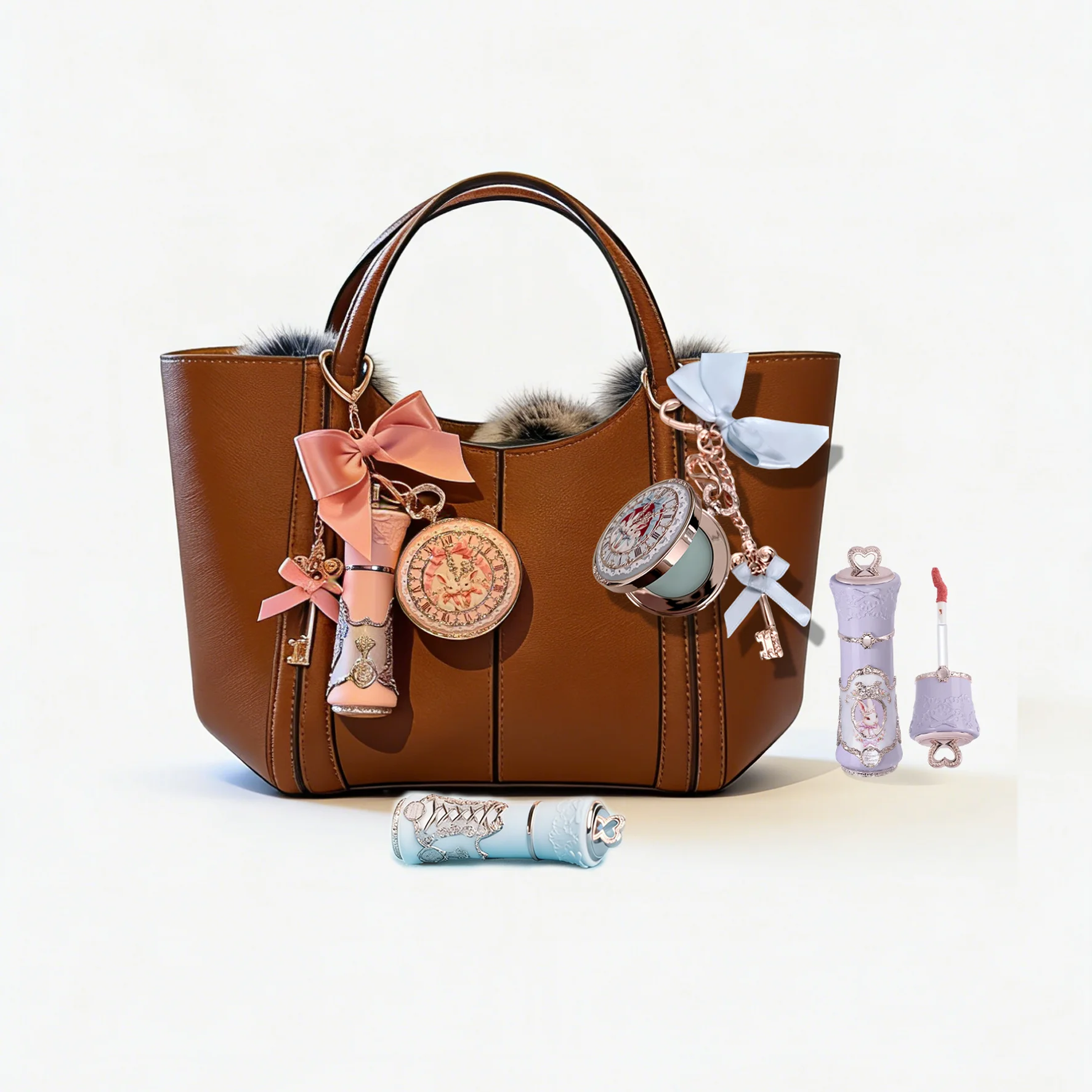 

Крем и бальзам для губ Flower Knows Bunny Garden: очаровательный винтажный карманный набор для губ с питательным маслом для путешествий