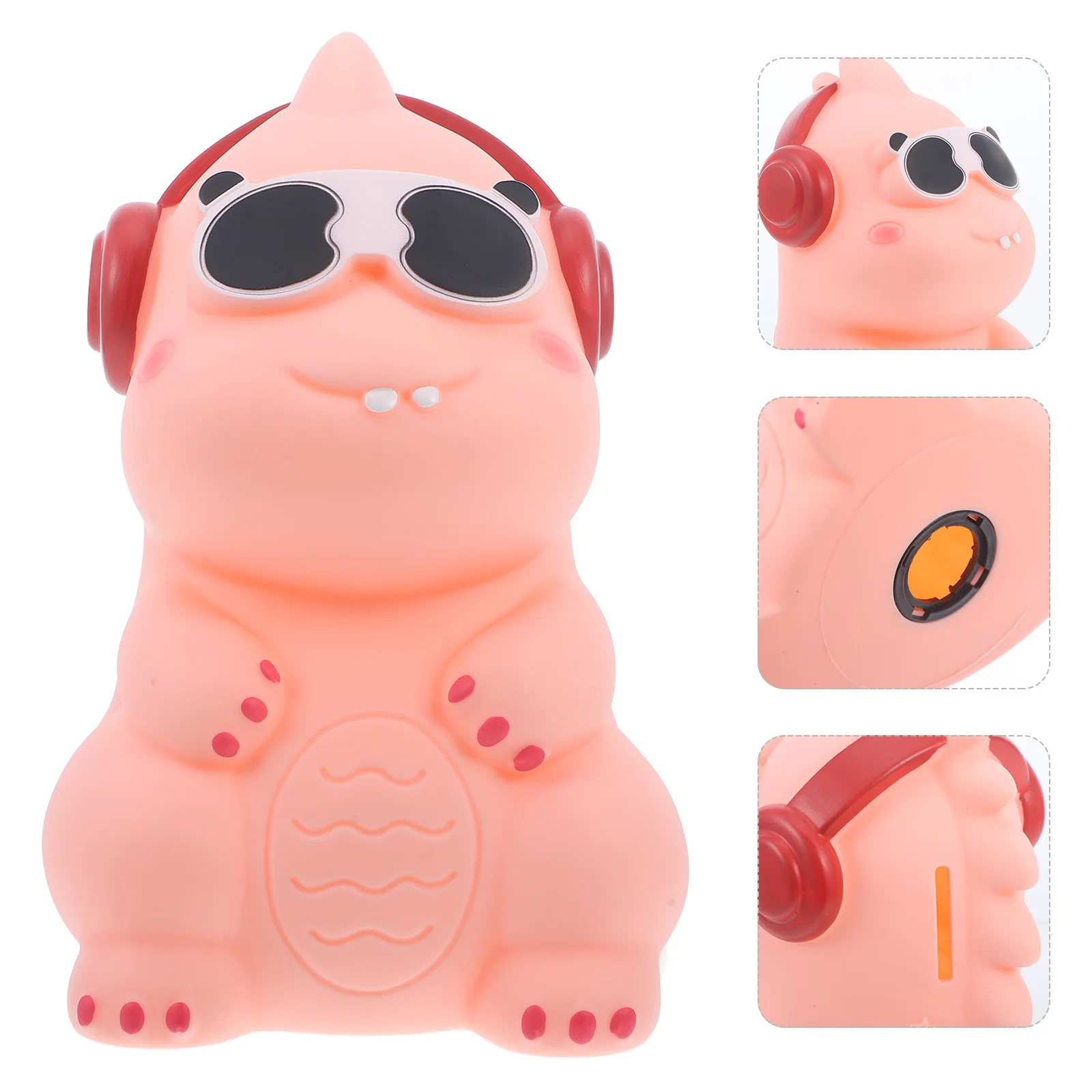 لطيف على شكل ديناصور الفينيل حصالة على شكل حيوان للعملات المعدنية الاطفال الفتيات هدية عيد ميلاد الكرتون الزخرفية توفير وعاء سطح المكتب الاستخدام #2