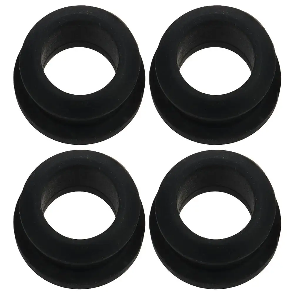 4Pcs Round Rubber Grommets Black White Silicone Rubber Cable Wire Hole Plug Rubber Plug Hole Grommet Electrical Box Cable Pipe