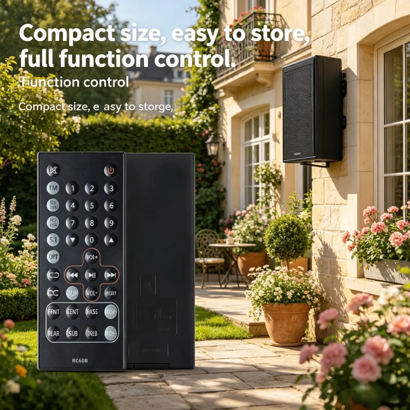 RC60B IR Infrared Replacement Remote Control Suitable For Edifier C6XD 5.1 Surround Sound Speaker System