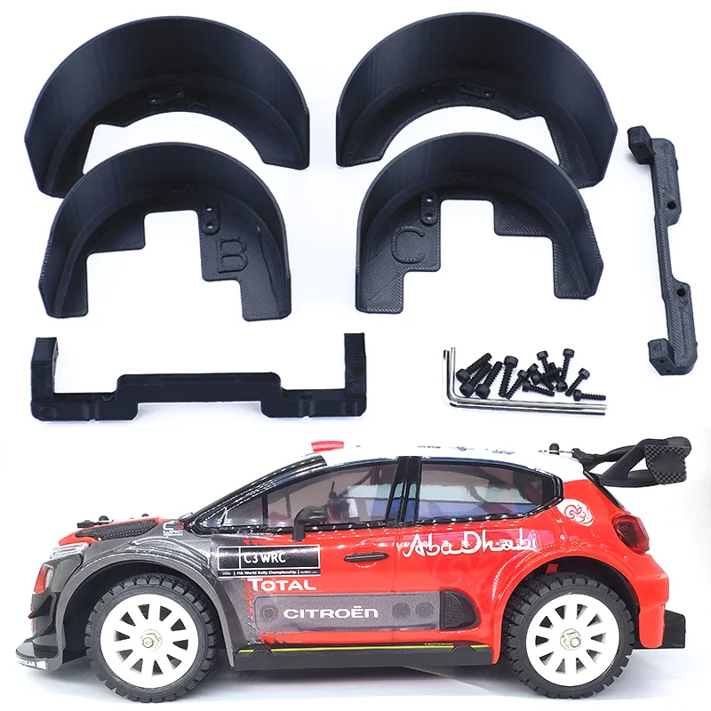 HYPER GO MJX Simulation Front and Rear Fenders for 1/14 MJXRC 14303 C3 Remote Control Car Off-road High Speed RC Cars Truck