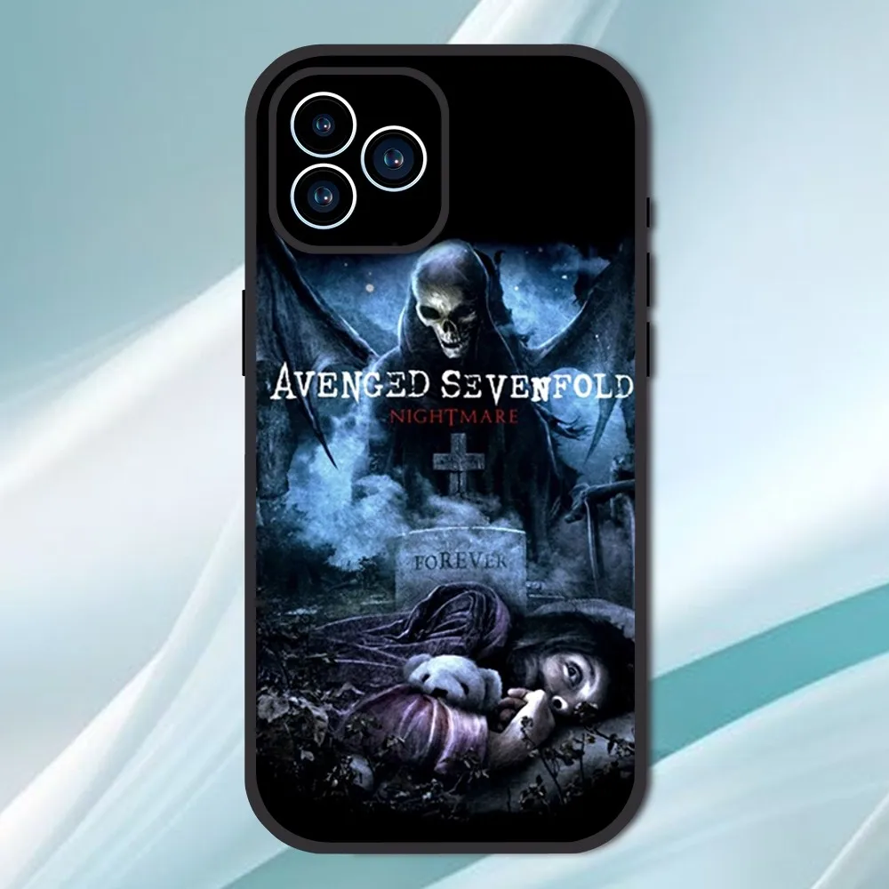 Band A-Avenged S-Sevenfold Phone Case For iPhone 13 12 11 14 15 Pro XS Max XR X 8 7 6S 6 Plus SE 2020 Soft Back case