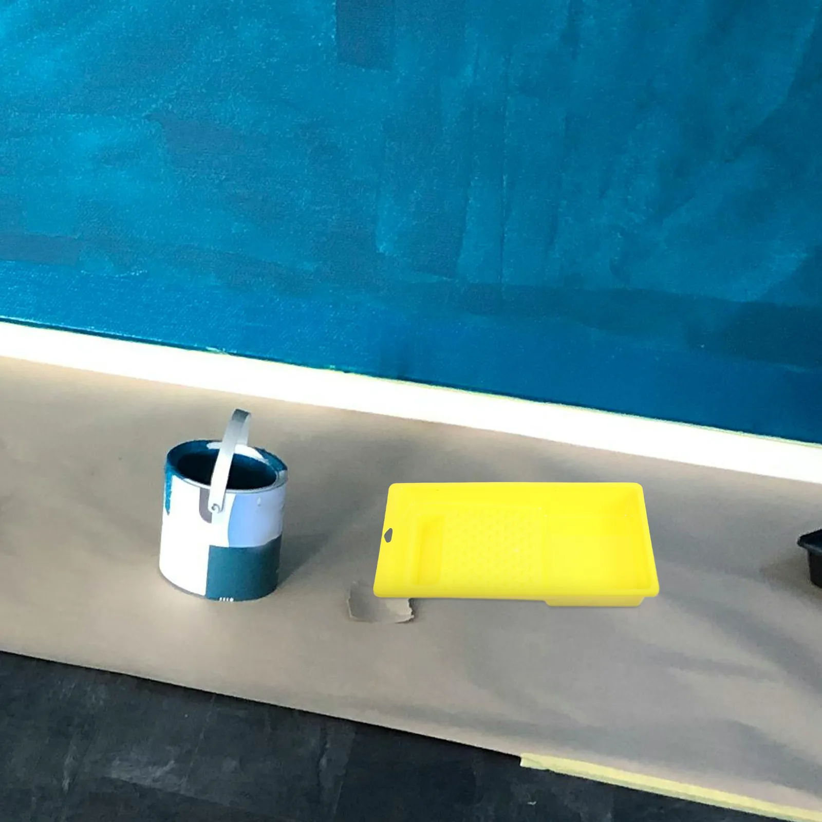 

Пластиковый лоток для краски, эргономичный, большой емкости, легко моется, портативный инструмент для покраски, для домашнего ремонта и DIY