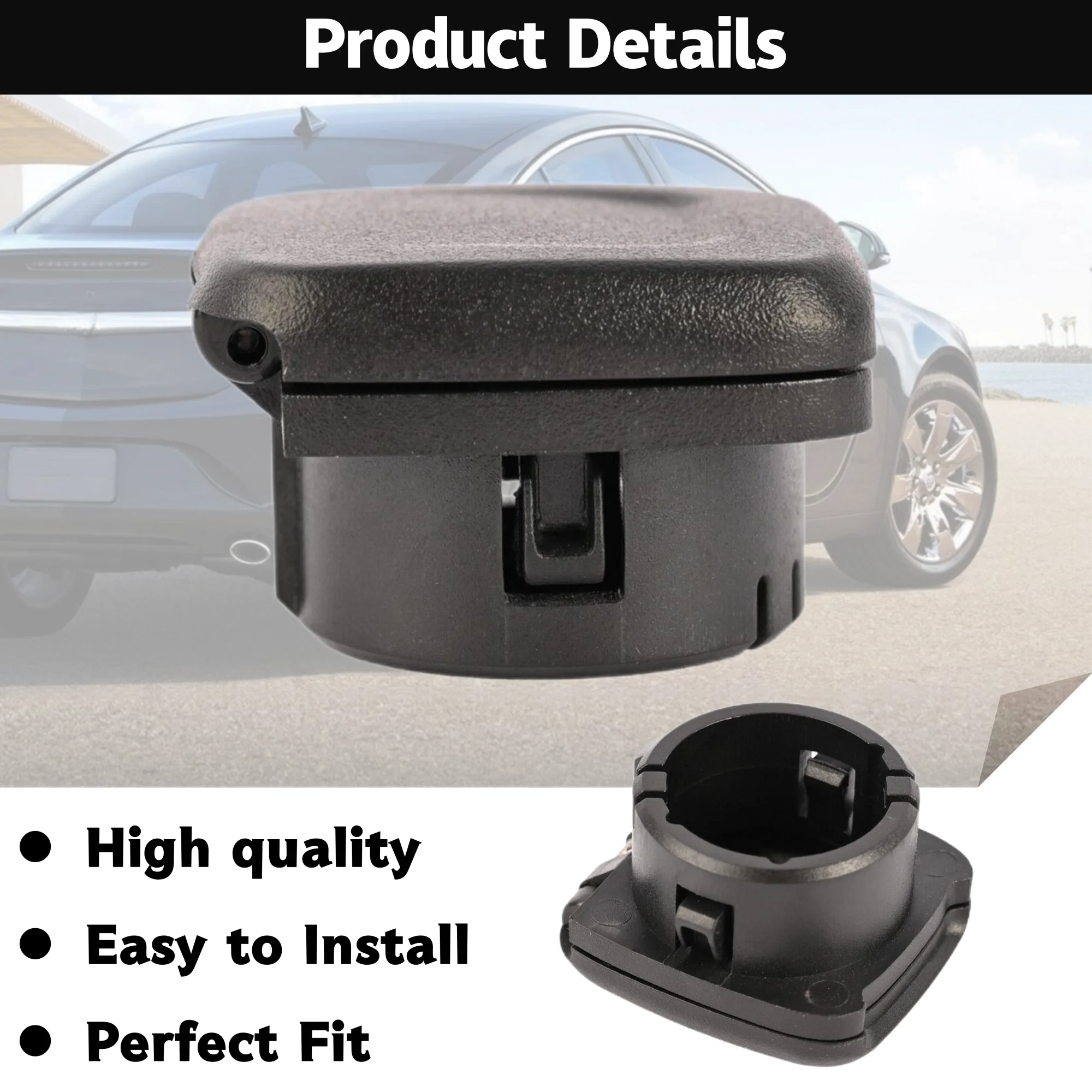 Car Power Outlet Receptacle Cover Black for Buick Chevrolet Auto Power Socket Cap 13580621