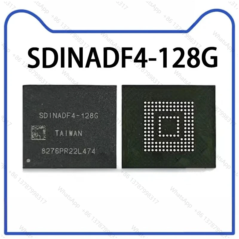 1PCS SDINADF4-128G SDINADF4 64G 32G 16G FBGA153 Package EMMC 5.0 Storage Flash Memory Is New and in Stock
