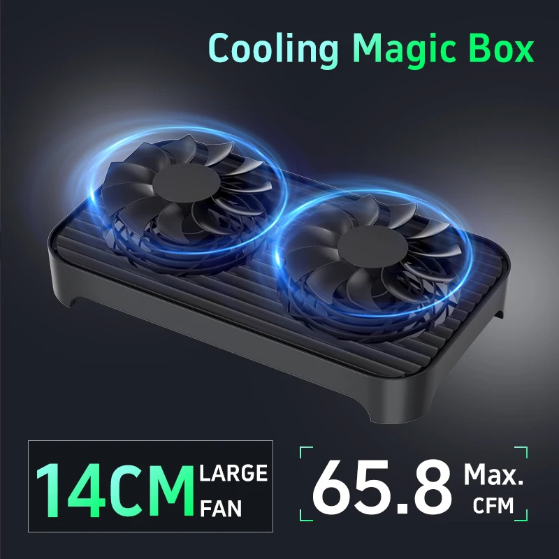 Power Train Z-X4 USB Powered Router Fan 14CM Dual Fan Router Cooler Base Optical Cat Set-Top Host Bracket