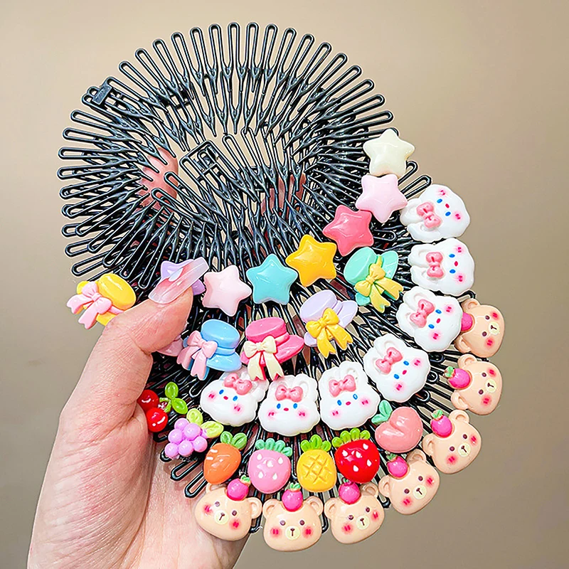 Broken Bangs Hair Artifact Invisible Hairpin Back Head Headband Seamless Hair Comb Insert Lazy Styling Tool Cute Sweet Headdress