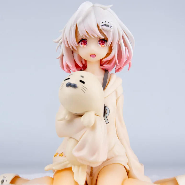 

13cm Vicootor Vtuber Kawaii Shirakami Haruka Sleepwear Ver Anime Action Figure Toys Doll Collection Christmas Gift With box
