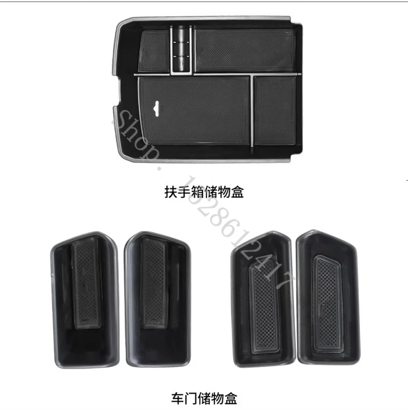 

For VW Teramont/Atlas 2017~2021 Pocket covers Central Armrest Storage Box Stowing Glove Case Tray Container car Accessories