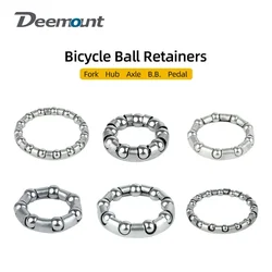 4pcs Ball Retainers Bicycle Fork Hub Bottom Bracket Bearing Kids Bike Pedal Scooter Axle Spindle Bracelet Heat Treated Parts