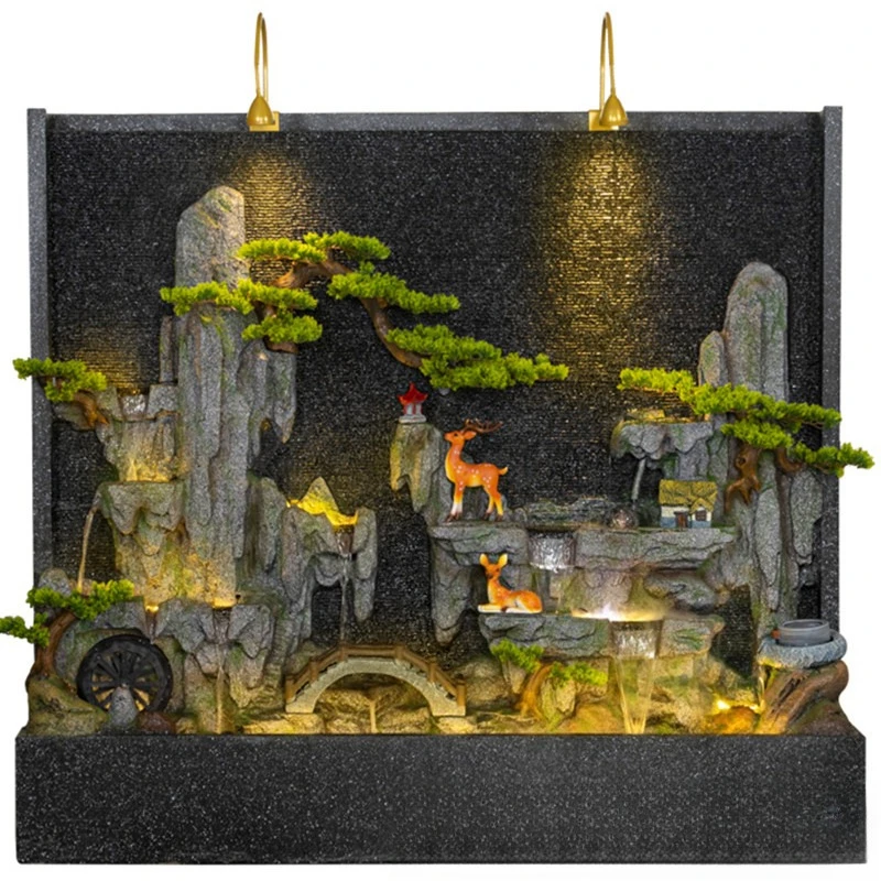 Rockery fountain flowing water ornament living room office water feature