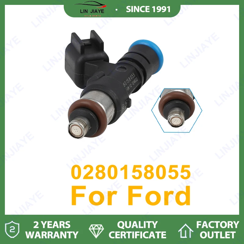 1/4 Uds inyector de combustible 0280158055 para Ford Mustang Ranger Explorer Sport Trac Mazda B4000 Mercury Mountaineer Land Rover LR3 4.0L