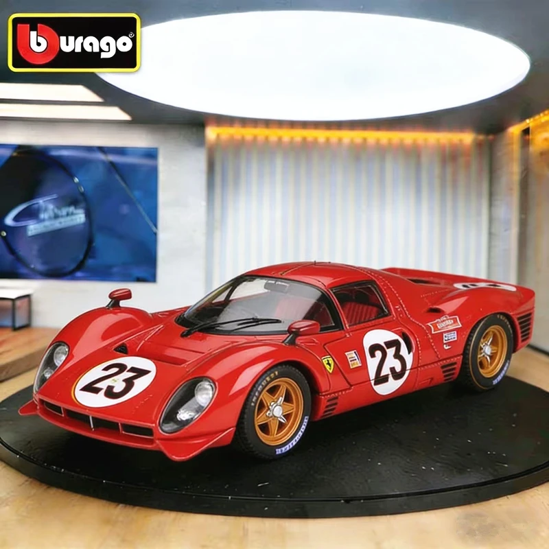 

1:24 Ferrari 330 P4 Daytona 1967 Alloy Sports Car Model Diecasts Metal Track Racing Car Vehicles Model Simulation Kids Toys Gift