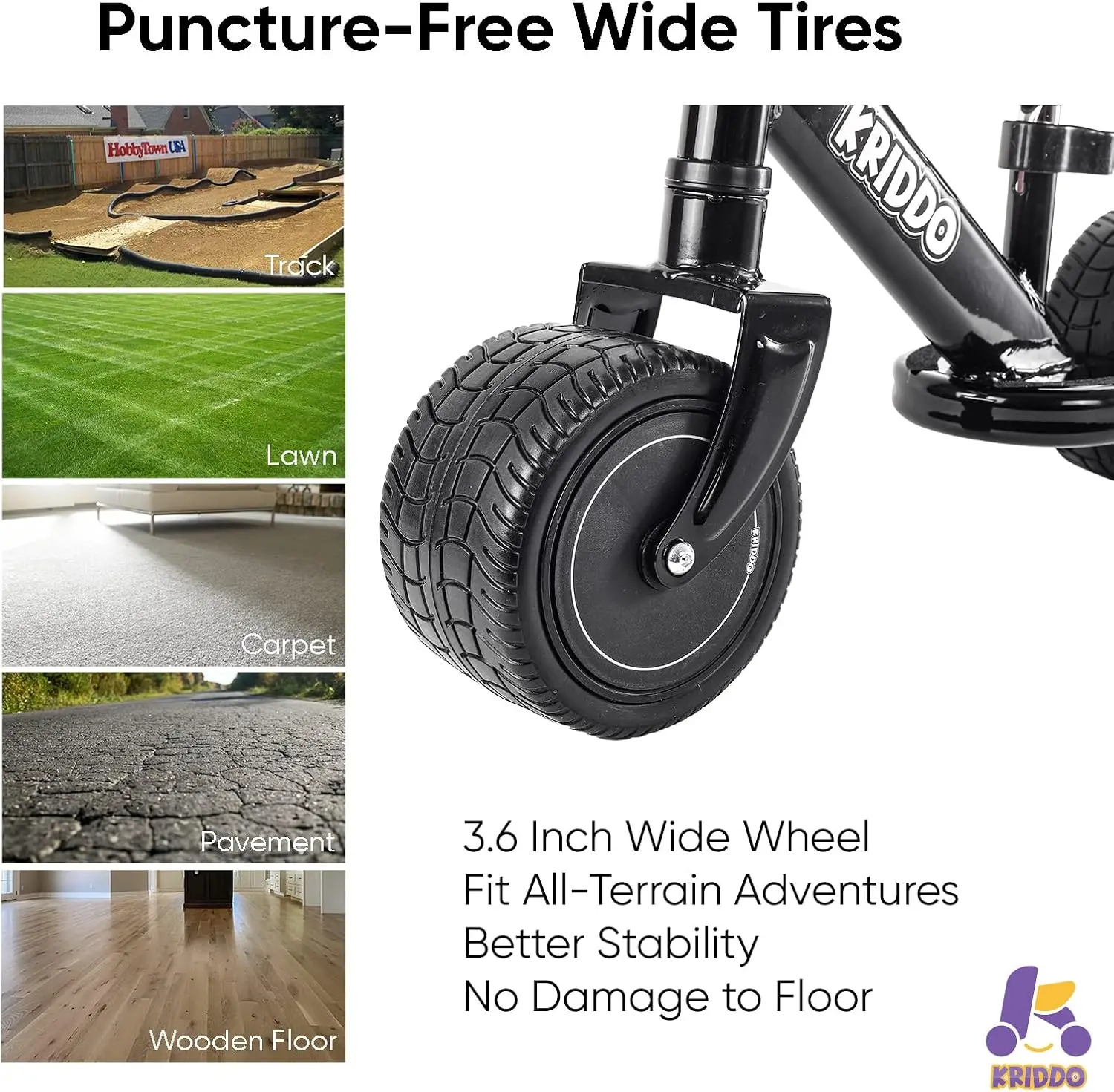 Bici senza pedali di 1-2 anni, Mini Cruiser per il primo compleanno, nero