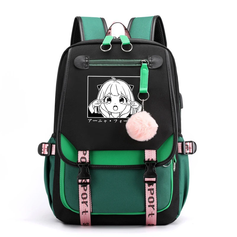 New Anime Anya Forger Backpack Kids Boy Girl School Bag Cute Bag Women Men Travel Bag Laptop Bag Daily Bag