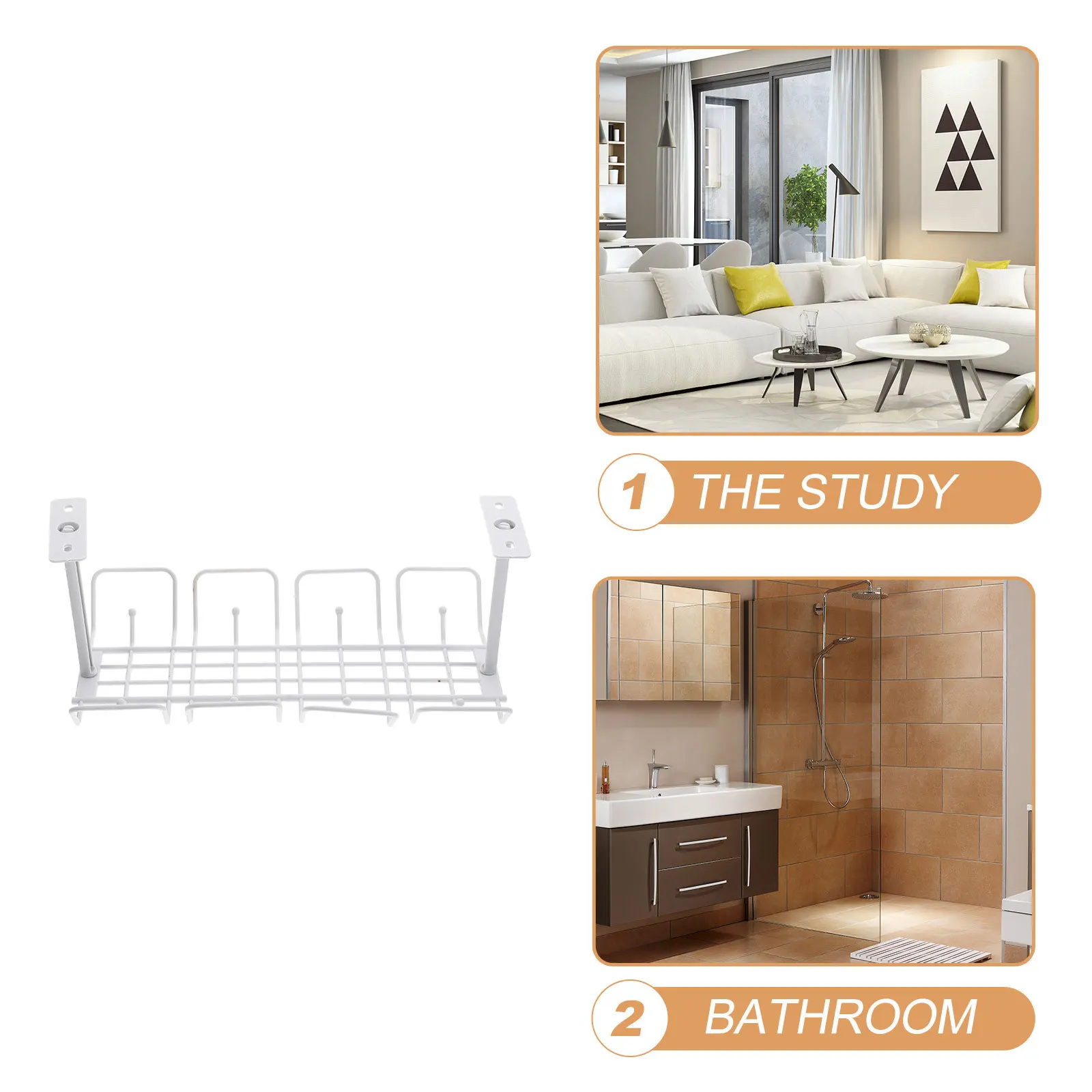 

Cable Management Under Desk Tray Stylish and Easy to Install Desk Wire Organizer for Clutter Free Workspace Wire Management Rack