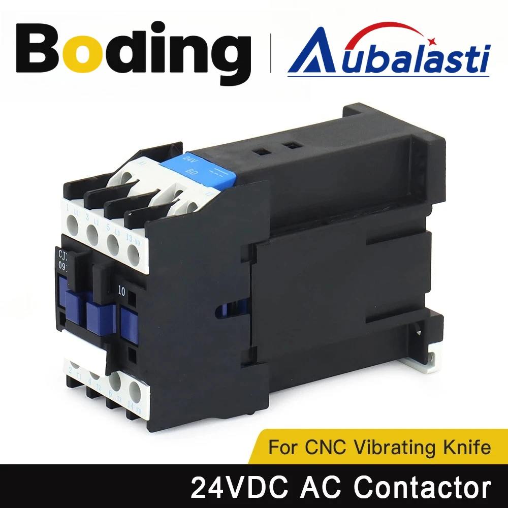 

Контактор переменного тока Aubalasti DELIXI 24 В постоянного тока 9 А для вибрационного ножа с ЧПУ для лазерной машины
